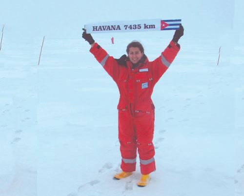 Una cubana en el Polo Norte, sueño alcanzado