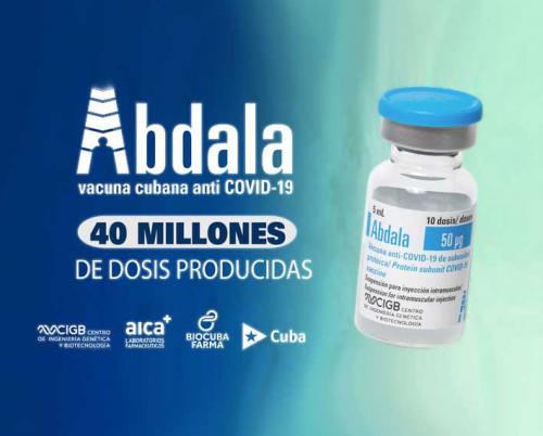 Cuba: producidas 40 millones de dosis de la vacuna Abdala