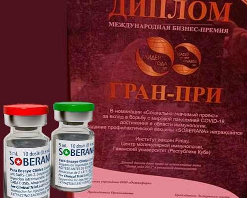Vacunas Soberana 02 y Plus reciben importante premio anual en Belarús