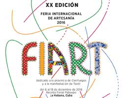 XX Edición Feria Internacional de Artesanía, FIART 2016
