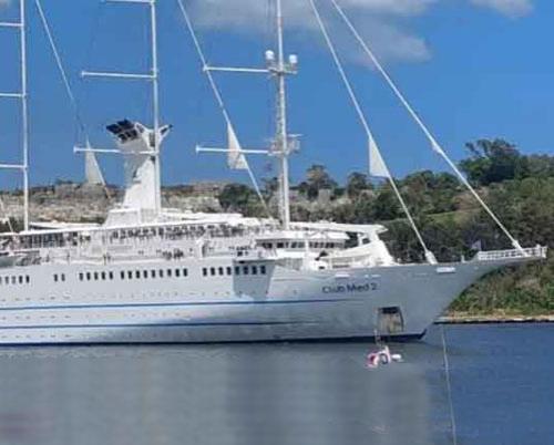 Crucero Club Med 2 de nuevo en Cuba
