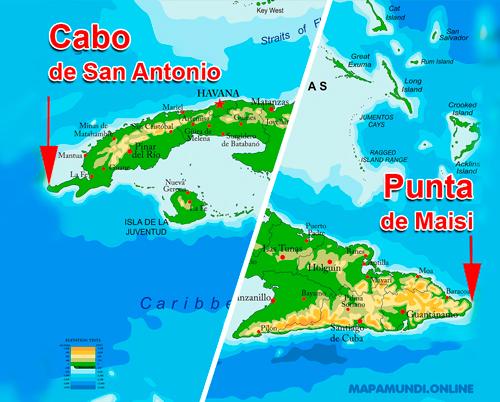 From end to end: from Maisí Point to Cape of San Antonio