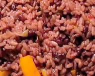 Congrí or moros, (rice and beans), another delight of Cuban fusion cooking